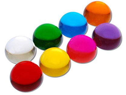 TickiT 72602 Perception Semi spheres, 8 Pieces, Assorted