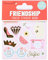 Dovecraft DCSTB006 Buch-Friendship-138 Aufkleber, Goldfolie, zum Basteln, Schreibwaren, Journaling, Papier mehrfarbig, One Size, Einheitsgröße, 140 stück