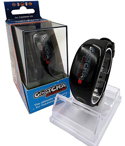 Go-Tcha Evolve LED-Touch Wristband Watch For Pokemon Go with Auto Catch and Auto Spin - Black/Grey