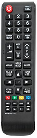 VINABTY AA59-00741A Telecomando di ricambio adatto per Samsung UE42F5000AK LT28D310 UE48H5000AK UE22H5500 UE28H4000 PS43F4500AW PS43F4500AW TV