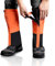 Outdoor Gamaschen, wasserdichte Staubdicht Einstellbare Atmungsaktive Beinschutz Gaiter für Outdoor-Hosen zum Wandern, Klettern,Trekking, Schneewandern 1 Paar (Orange, M)
