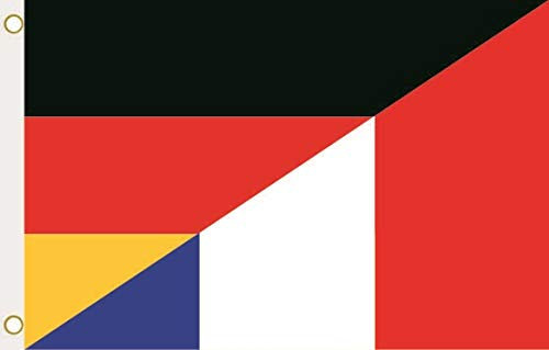 U24 Flagge Fahne Deutschland-Frankreich 90 x 150 cm