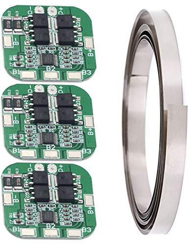 Youmile 3PCS 4S 20A 18650 Li-ion Lithium Battery BMS PCM PCB Protection Board 14.8V/16.8V Over charge Over Discharge Short Circuit Protection with Nickel Strip