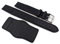Sulla 20mm Uhrenarmband für Feste Stege Bund Style mit Unterlage Schwarz