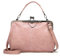 FANDARE Handtaschen Damen Schultertasche Umhängetasche Handy Bag für Frauen PU Leder Wasserdicht Schultertasche Crossbody Messenger Bag Shopper Arbeitstasche Snaps Haspe Pink