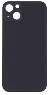 fonefunshop Compatible With iPhone 13 Mini Plain Glass Back In Black