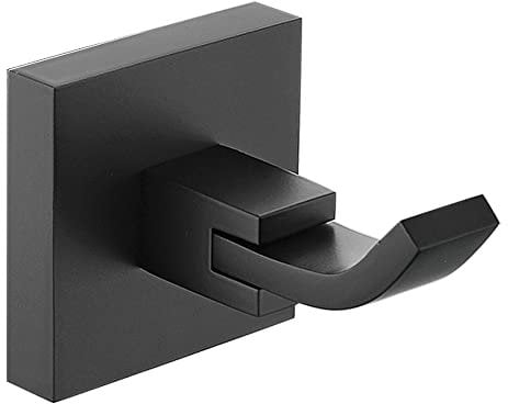 Bristan SQ BLK Square Robe Hook Black