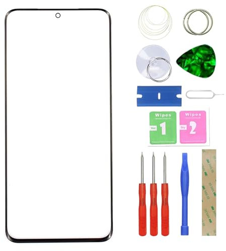 MovTEK Ecran Tactile Vitre Avant +OCA Compatible avec Samsung Galaxy S21 Ultra 5G G998 série avec Remplacement Kit (Pas de Tactile et LCD) -6.8