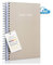 edition cumulus 2025/2026 Dicker Kalender DIN A4 – TAUPE (beige) - MADE IN GERMANY - Ideal fürs Büro – Spiralbindung – pro Tag eine volle A4 Seite Platz – Aug 25 – Aug 26