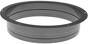 Kanalverbinder Flansch SAFYY Metall gerade Rohrflansche Lüftungsrohrverbinder Luftbelüftung Kanalverbinder für Heizung, Kühlung, Belüftungssystem, 300 mm