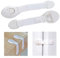 S&D, Child Safety Cupboards Straps Door Locks for Cabinets Drawers Kitchen Toilet Fridge Baby Proofing Kit Easy Installation, Children Childproof Lock No Drilling Required (Pack of 02)