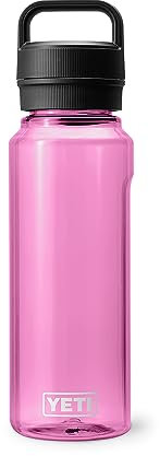 YETI Yonder 1L/34 oz Water Bottle with Yonder Chug Cap, Power Pink