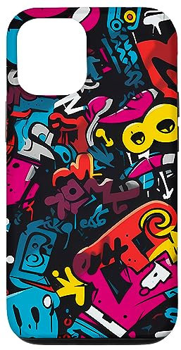Hülle für iPhone 12/12 Pro Graffiti