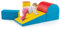 COSTWAY 5 TLG. Schaumstoffbausteine, Riesenbausteine zum Toben und Klettern, Softbausteine aus Schaumstoff, Großbausteine Mehrfarbig, Bauklötze für Babys und Kleinkinder (Blau + Rot)