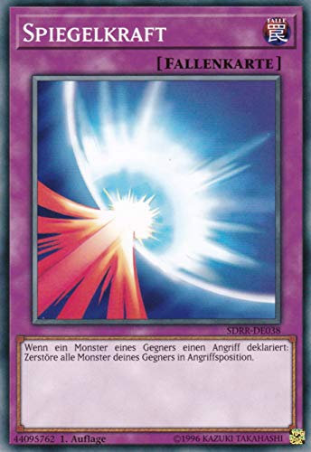 SDRR-DE038 - Spiegelkraft - Common - 1. Auflage - Deutsch - Structure Deck: Rokket Revolt - mit LMS Trading Fieldcenter-Karte Yugioh