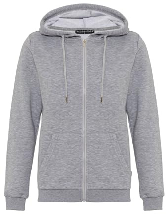 Redbridge Damen Premium Basic Kapuzenjacke Sweatjacke für Alltag und Freizeit