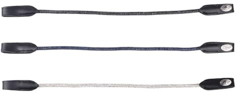 NETPROSHOP Leder Stirnriemen Alyssum mit Strasssteinchen für Trense Shetty Pony Cob Full, Groesse:Pony, Farbe:Schwarz/Schwarz