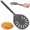 QINGLANG Pizza Turning Peel 6 Inch Round Perforated Pizza Peel with Non-slip Heat Resistant Long Handle Aluminum Pizza Shovel Oven Accessories for Homemade Pizza and Bread