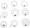 xyunluk Tablero de Panel LED Luces LED Redondas Módulo Luces de Techo Panel Regulable 220 V Reemplazo LED for lámpara Circular Ventilador de Techo Luz imán Fijo(15in 3-Color 100W)