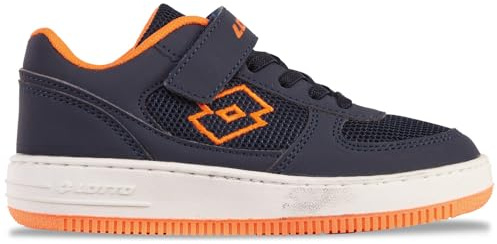 Lotto Stylecode: 2600830K FLUGO K Unisex Kids Sneaker Navy/FR.ORANGE 27