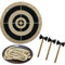 QYOEGSQ Wooden Pendant Dart Board,Wooden Dart Game Dart Board,Axe Throwing Wooden Target,Safe Dart Game Toy,for Use Game Room, Dormitory, Or Party