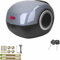 Topcase Motorrad, 20L Topcase für Roller, Fahrradbox für Gepäckträger, Motorradkoffer mit Sicherheitsschloss, robust langlebig,Grau
