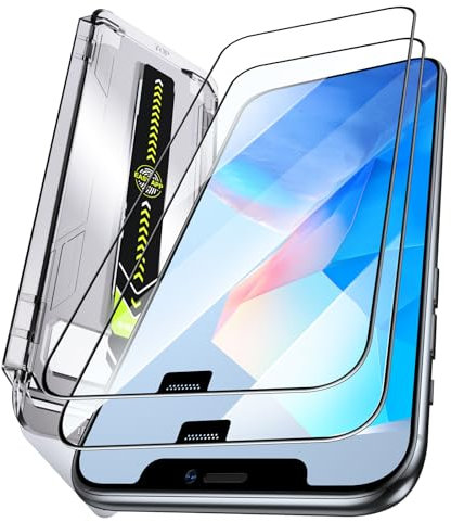 PuyaTeya 2 Stück 9H Schutzfolie für Panzerglas für iPhone 11 pro/Xs/X,[Auto-Dust-Eliminierung, Anti- Blasen Kratzfest] Vollabdeckung 0.33mm Ultra HD Panzerfolie-2 Stück, einfache Installation