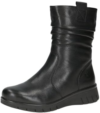CAPRICE Women's Damen 9-26455-45 Fashion Boot, Black/White, 6.5 UK