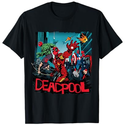 Marvel Deadpool & Wolverine Heroes Maglietta