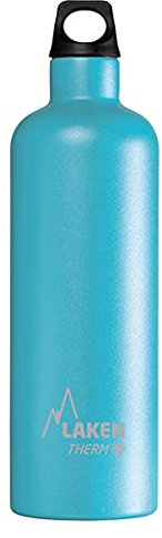 Laken Futura Botella Térmica Acero Inoxidable 18/8 y Doble Pared de Vacío, Unisex adulto, Azul Claro, 750 ml