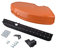 420mm / 260mm Protector falda Placa de soporte Kit de cuchillas de tornillo para STIHL FS55 FS110 FS130 FS160 FS180 FS220 FS240 FS250 Cortadora Césped Reemplaza # 4119 007 1013