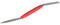 Dapetz ® Leaf and Square Profiling Tool, Triangular and Square Blade, Stainless Steel Pointing Tool Filling Plasterers Trowel, Small Tool, Double-Ended Trowel with Non Slip Grip 8 x 192mm