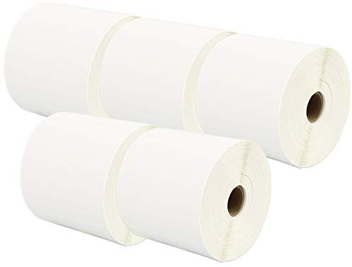 5 Rollen 100mm x 150mm Thermodirekt-Etiketten kompatibel für Zebra GK420d GK420t GC420d GX420d GX420t GC420t GX430t GT800 LP2844 TLP 2844 Citizen CL-S521 CL-S621 CL-S631 (500 Etiketten pro Rolle)