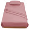 FARFALLAROSSA Sabanas Cama 120 - Juego Sábanas 3 Piezas - Sábanas Bajera Ajustable - Encimera - 1 Funda de Almohada 50x80 (Cama 120-120x190/200 cm, Rose Fonce)