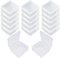 Goodma 17 Pieces Square Empty Mini Clear Plastic Organizer Storage Box Containers with Hinged Lids for Small Items and Other Craft Projects (75 x 75 x 35 mm)