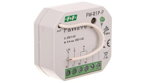 Funk-Einzelrelais bistabil - Montage P/t 85-265V AC/DC Multifunktion FW-R1P-P f&f 5902431670911