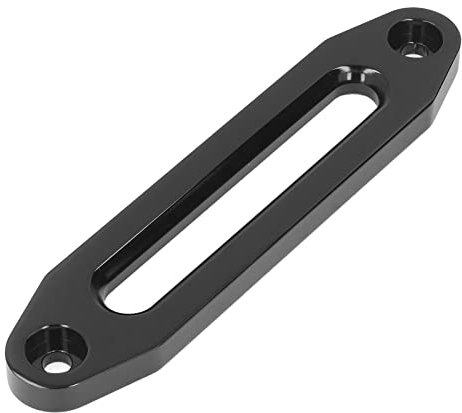 Metall Winch Control, 8000-15000 lb Mount Kabel Fairlead,25,4 cm Aluminium Seilfenster Winden Führung für Geländewagen(Schwarz)