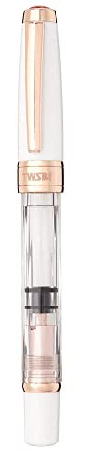 TWSBI, Füllfederhalter – Diamant 580 Weiß Roségold II (extra fein).