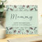 Custom Personalised Pink Floral Glass Chopping Board