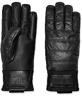 UGG Herren Tasman Strap Handschuhe, Schwarz, X-Large