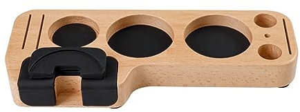 Geieold Coffee Tamper Holder Station Tamper Station Coffee Portafilter Holder Portable Espresso Tamp Station for Tamper Easy to Use B