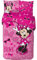 Bettwäsche Minnie Disney – 1 Bettbezug + 1 Kissenbezug – 100 % Baumwolle (Bettwäsche Minnie Disney, 140 x 200 cm)