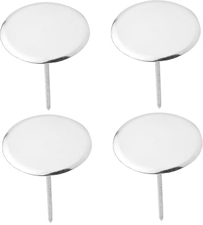OUNONA 4pcs Stainless Steel Cake Decorating Nails Flower Nail Heating Core for Baking Professional Cake Making Tools