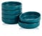 Swuut Ceramic Soy Sauce Dish,9cm Dipping Bowls Side Dishes Set of 6, Small Appetizer Pinch Dip Bowl for Condiments, Sushi, Ketchup, BBQ (Green)