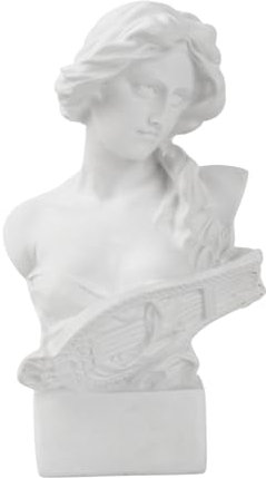 Estatua de Busto de Resina de Artemis, Resina Busto Estatua Figurita, Diosa de la Mitología Griega Estatua para Decoraciones de Oficina, Sala de Estar