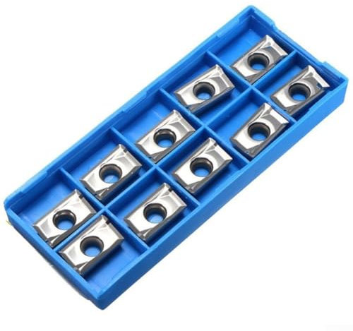 10 Stück Hartmetall-Einsatz-Fräser, Wendeschneidplatten, Drehwerkzeuge mit Box zum Schleifen, Polieren APKT1604PDFR-MA3 H01