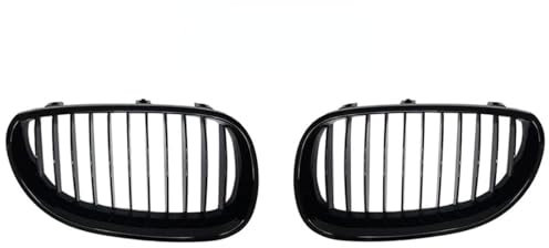 Kühlergrill Vorne Am Auto für BMW E60 E61 Serie 5 M5 2003-2010, Frontstoßstangengrill Haubengrill Stoßstangengrill Front Sport Grill Ersatz Tuning Styling Zubehör
