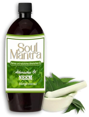 Huile de Neem 100% naturelle 1000 ml prête à l'emploi | Pour la maison et le jardin, la lutte antiparasitaire, l'entretien des feuilles, les plantes d'intérieur, les vaporisateurs, les plantes