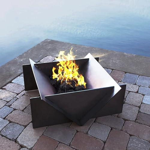 Feuerstelle für den Außenbereich, robuste Feuerstellen und -Schalen, große Holzfeuerstelle, DIY-Feuerstelle aus Metall für den Außenbereich Terrasse Hinterhof Camping Lagerfeuer Picknick