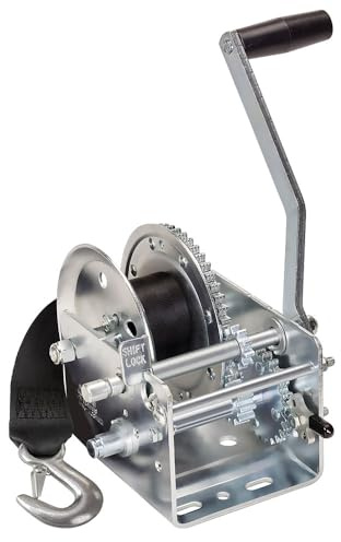 Fulton 142415 Dual Speed Winch with 20' Strap - 2600 lbs. Capacity, 1 Pack